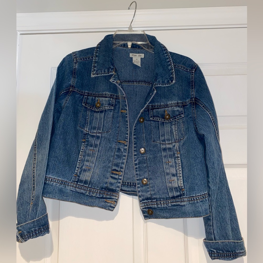 Per Se Jean Jacket! Size M Gently Used- Great Condition